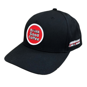 Drink Good Coffee Pre-Curved Brim Snapback Hat